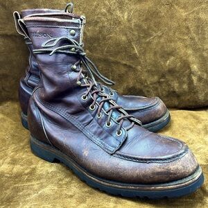 Filson Mock Toe Brown Leather Boots